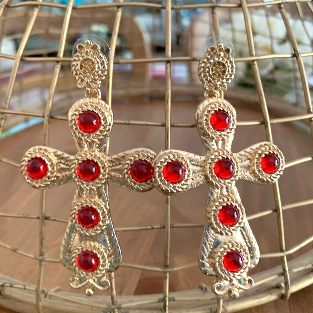 Cross Earrings